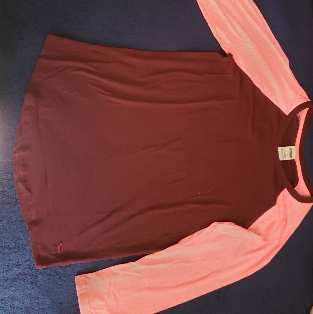 Med Victoria's Secret Pink purple/pink Baseball Tee